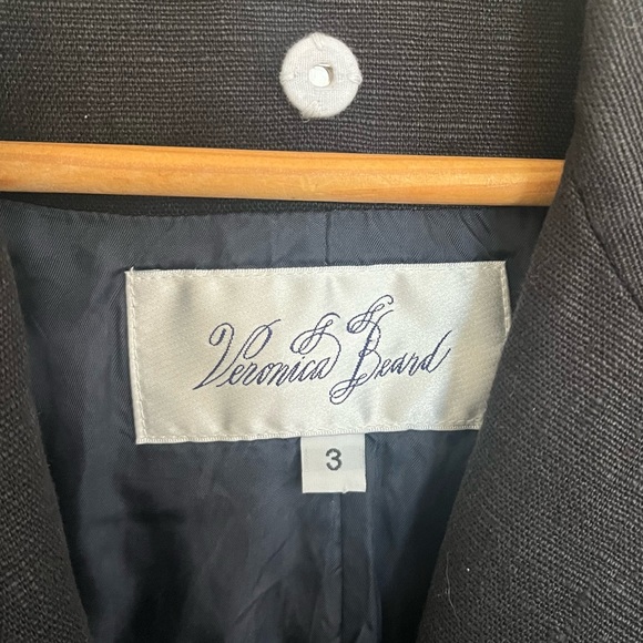 Veronica Beard Linen Dickey Blazer - Picture 7 of 8